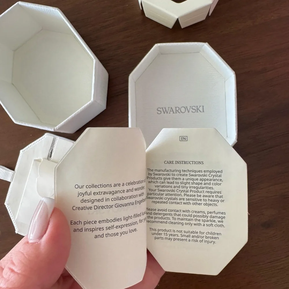 Swarovski Gift Box and Bag y.